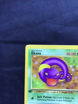 Pokemon Cards: Fossil 1st Edition Common: Ekans 46/62 - Image 2