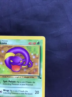 Pokemon Cards: Fossil 1st Edition Common: Ekans 46/62 - Image 3