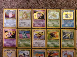 ??1999 Pokemon Cards Jungle Unc/C Rares Vaporeon Scyther Holos LP-HP Unlimited?? - Image 2