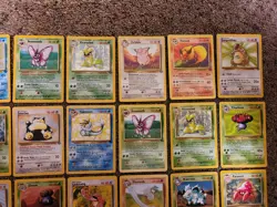 ??1999 Pokemon Cards Jungle Unc/C Rares Vaporeon Scyther Holos LP-HP Unlimited?? - Image 3