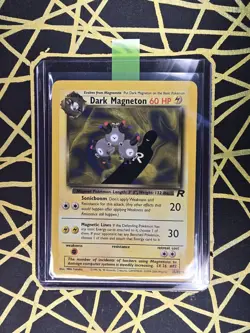🔥 Dark Magneton 28/82 🔥 Non Holo Rare Team Rocket Set Pokemon Card WOTC TCG - Image 1