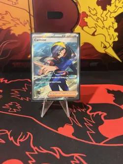 Pokemon TCG Full Art Ultra Rare Holo Twilight Masquerade Card Carmine 204/167 - Image 1