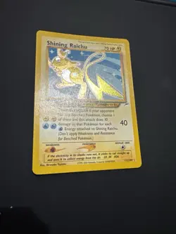 Shining Raichu Holo Card Neo Destiny 111/105 NM/LP Condition - Image 4