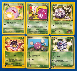 Koffing VTG 6 Card LOT-Rocket 58/82- Expedition 114/165 EX Delta Species Pokemon - Image 1