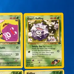 Koffing VTG 6 Card LOT-Rocket 58/82- Expedition 114/165 EX Delta Species Pokemon - Image 3
