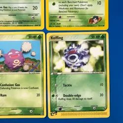 Koffing VTG 6 Card LOT-Rocket 58/82- Expedition 114/165 EX Delta Species Pokemon - Image 5