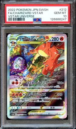 PSA 10 Charizard 212/172 VSTAR Universe S12A Japanese Pokemon Card GEM MINT - Image 1