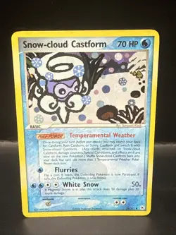 Pokemon TCG Snow-Cloud Castform 25/101 EX Hidden Legends Reverse Holo Card - Image 1