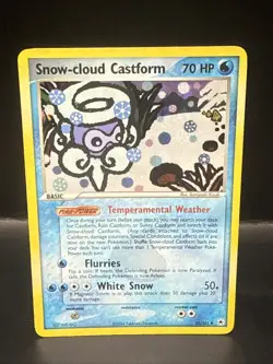 Pokemon TCG Snow-Cloud Castform 25/101 EX Hidden Legends Reverse Holo Card - Image 2