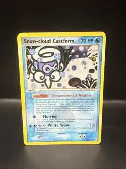 Pokemon TCG Snow-Cloud Castform 25/101 EX Hidden Legends Reverse Holo Card - Image 3