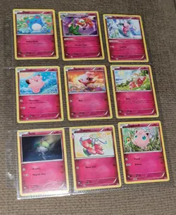 Pokemon 9 Trading Cards Fairy Collection - Image 3