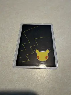 Pikachu 25th Anniversary McDonald’s Promo Card 25/25 Celebrations Stamped NM - Image 2