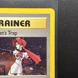 2000 WOTC Pokemon Gym Heroes The Rocket's Trap Holo #19/132 Trainer Card - Image 3