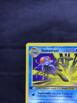 Pokemon Cards: Fossil 1st Edition Uncommon: Tentacruel 44/62 - Image 2
