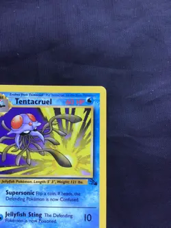 Pokemon Cards: Fossil 1st Edition Uncommon: Tentacruel 44/62 - Image 3