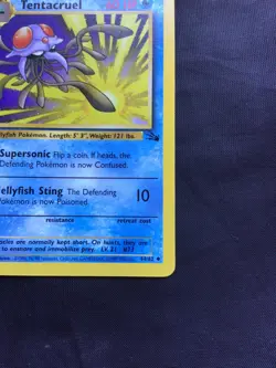 Pokemon Cards: Fossil 1st Edition Uncommon: Tentacruel 44/62 - Image 4