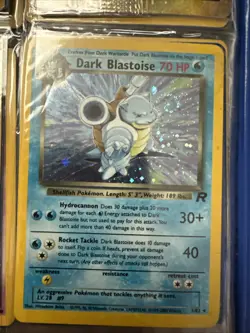 Pokemon TCG Dark Blastoise Holo Rare Card 3/82 LP Condition Team Rocket - Image 1