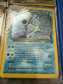 Pokemon TCG Dark Blastoise Holo Rare Card 3/82 LP Condition Team Rocket - Image 2