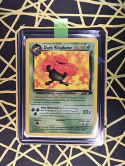 🔥 Dark Vileplume 30/82 🔥 Non Holo Rare Team Rocket Set Pokemon Card WOTC TCG - Image 1