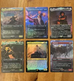 MTG LotR NM Foil Cards Lot, Mythic, Promo, Prerelease, Borderless, Lord Rings - Image 1