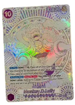 One Piece Card Game Monkey.D.Luffy OP05-119 SP SEC Silver English LP ?? - Image 1