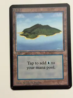 Island Alpha LP MTG Magic the Gathering Blue - Image 1