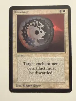 Disenchant Alpha HP MTG Magic the Gathering b - Image 1