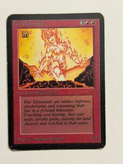 Fire Elemental Alpha HP MTG Magic the Gathering - Image 1