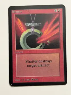 Shatter Alpha LP/MP MTG Magic the Gathering - Image 1