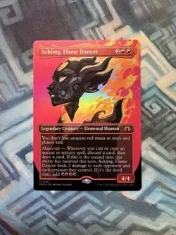 Foil Borderless Ashling, Flame Dancer MH3 - Surface Scratches Please See Photos - Image 1
