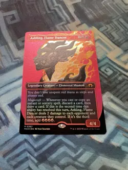 Foil Borderless Ashling, Flame Dancer MH3 - Surface Scratches Please See Photos - Image 2