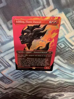 Foil Borderless Ashling, Flame Dancer MH3 - Surface Scratches Please See Photos - Image 3