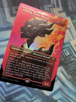 Foil Borderless Ashling, Flame Dancer MH3 - Surface Scratches Please See Photos - Image 5