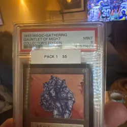 1993 Magic: the Gathering CE Gauntlet of Might PSA 9 MtG WOTC - Image 2