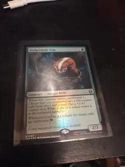 [NM] Magic the Gathering Badgermole Cub (Foil) [M 0167] - Image 1