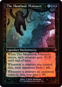 The Meathook Massacre (Retro Frame) Innistrad Remastered NM MTG Foil - Image 1