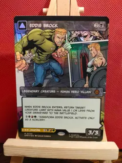 Eddie Brock / Venom FOIL (Borderless) - Marvel's Spider-Man - NM - MTG - Image 1