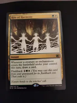 Rite of Harmony Innistrad: Midnight Hunt Regular Mtg - Image 1