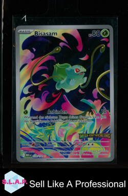 BISASAM POKEMON 133/182 2025 MEGA ENTWICKLUNG STAMPED BOX TOPPER GERMAN - Image 1
