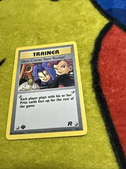 Pokemon 1st Edition Team Rocket Here Comes Team Rocket! 71/82 LP/NM - Image 1