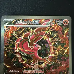 Pokemon TCG Phantasmal Flames Oricorio EX #024 SIR Black Star Promo - Image 2