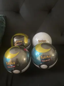 4X Pokemon TCG PokeBall Tins Quick Ball H24 ?Sealed LOT OF 2? 12 Booster Pack - Image 1