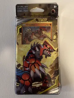 New Pokemon TCG Sun & Moon Cosmic Eclipse Theme Deck Towering Heights - Groudon - Image 1