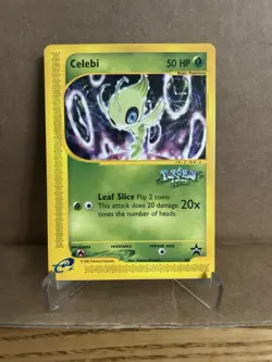 Pokemon TCG - Celebi - 50 Promo Wizards Black Star Promos Near Mint - Image 1