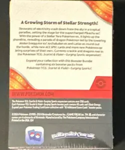 Pokemon TCG Scarlet & Violet Surging Sparks Booster Bundle 6 Booster Packs - Image 3