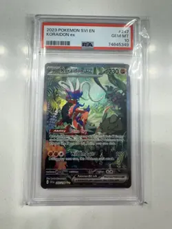2023 POKEMON SVI EN-SCARLET & VIOLET #247 KORAIDON EX PSA 10 - Image 1