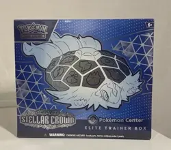 Pokemon Center ETB Stellar Crown Elite Trainer Box Sealed SHIPS ASAP - Image 1