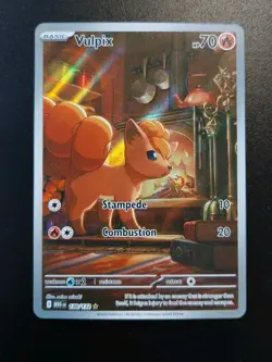 Pokemon TCG Vulpix 138/132 Illustration Rare Mega Evolutions Base Set NM - Image 1
