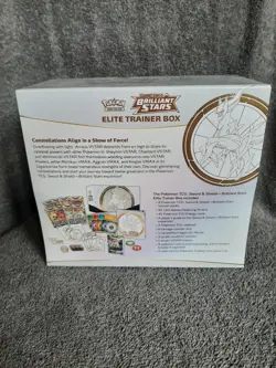 Pokemon TCG Brilliant Stars Sword Shield Elite Trainer Box ETB SEALED - Image 3