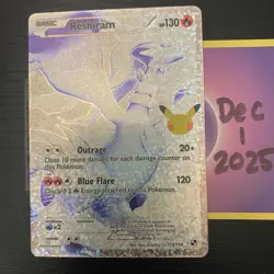 RESHIRAM 113/114 - Pokemon Celebrations: Classic Collection - TCG NM - Image 1